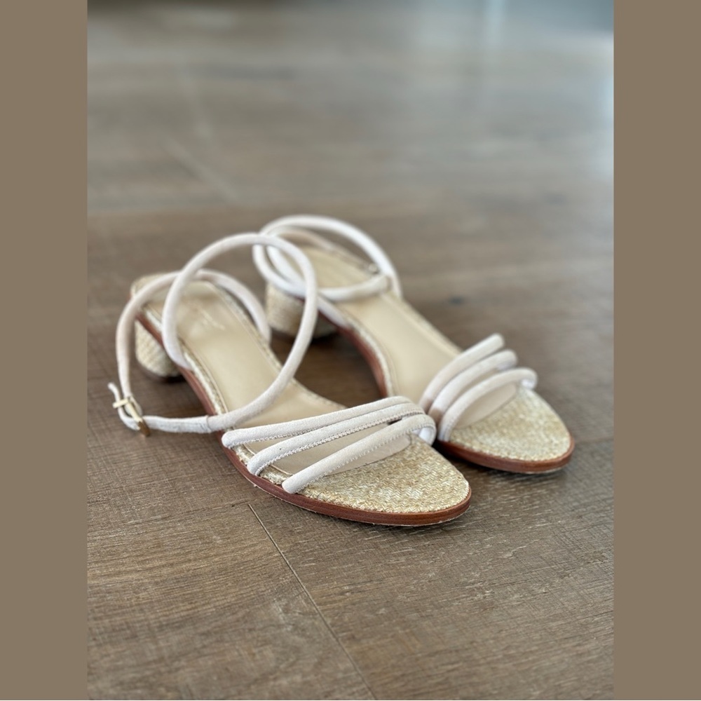j. mclaughlin sunniva strappy beige heeled sandals
